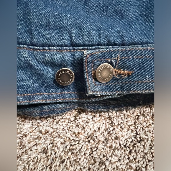 WRANGLER HERO SHERPA LINED WESTERN COWBOY TRUCKER DENIM JEAN JACKET Sz Mens XL - Picture 11 of 13